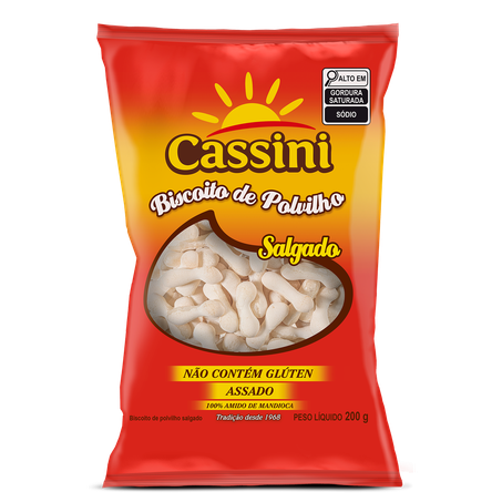 Biscoito Cassini Polvilho Salgado 200g