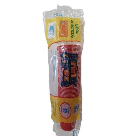 BRINK FEST COPO PL REF VERM 200ML C/50UN