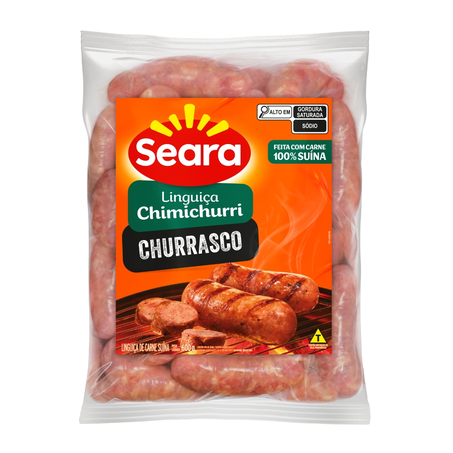 Linguiça Churrasco com Chimichurri Seara 600G