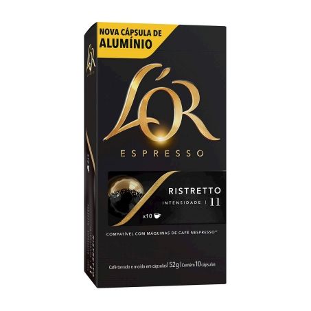 Café em Cápsula L'or Expresso Ristretto Caixa 10UN
