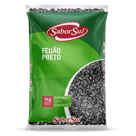 FEIJÃO PRETO DO SUL TIPO1 1KG 360-1