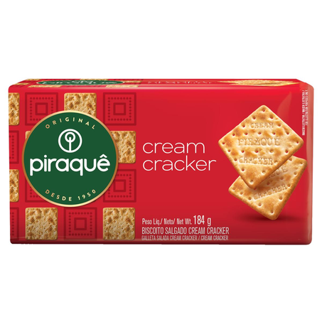 Biscoito Piraquê 184g - Cream Cracker