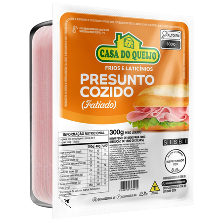 Presunto casa do queijo 300g