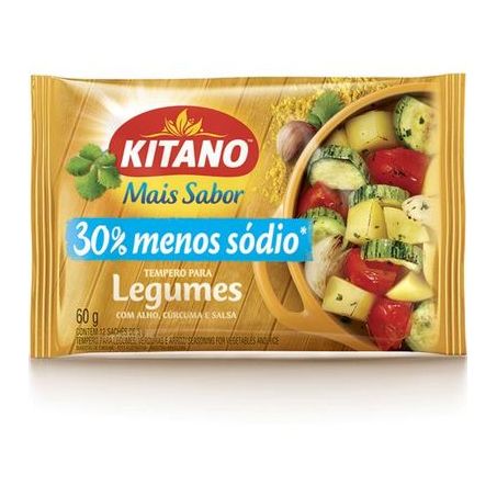 Tempero kitano mais sabor legumes, verduras e arroz 60g