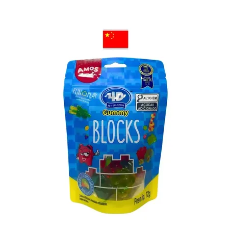 Bala blocks gummy 3d+delicious 72g