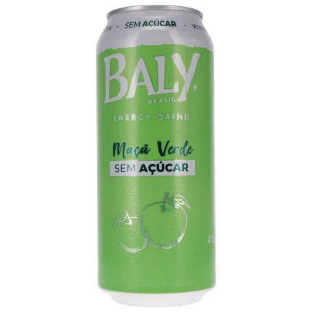 BEBIDA ENERGÉTICA BALY DRINK SUGAR FREE MAÇÃ VERDE 473ML 360-1
