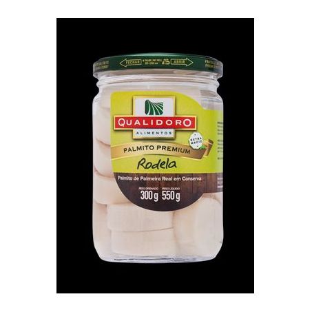 Palmito qualidoro 300gr pupunha rodela