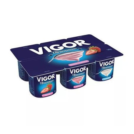 IOGURTE VIGOR GREGO ULTRACREMOSO NAT/MORANGO 540G