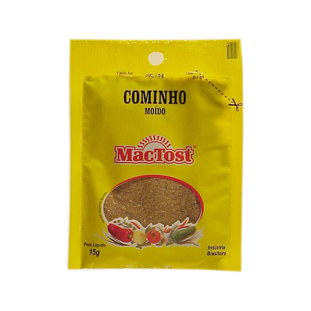 Cominho Mac Tost Moído 15g