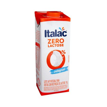 LEITE UHT ITALAC 1LT ZERO LACTOSE INTEGRAL EDGE CX 12.0
