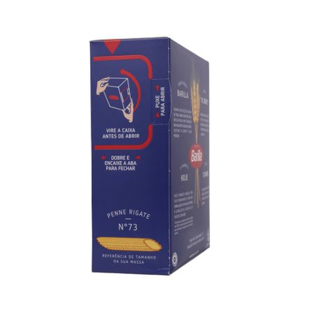 Macarrão Grano Duro Barilla Curto Pene Rigate 73 500g 360-18