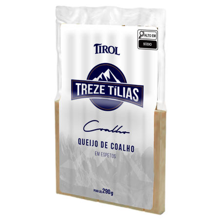 Queijo Coalho em Espeto Tirol Treze Tílias 290G