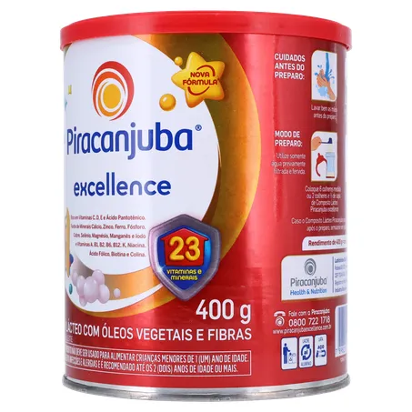 Composto Lácteo Piracanjuba Excellence  Lata 400gr 360-4