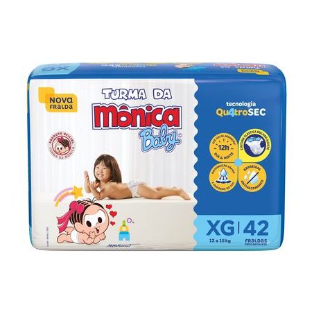 Fralda Turma Monica Baby Xg C/42
