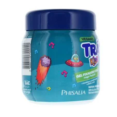 GEL FIXADOR INFANTIL TRÁ LÁ LÁ KIDS MEGA FIXAÇÃO POTE 250G 360-29