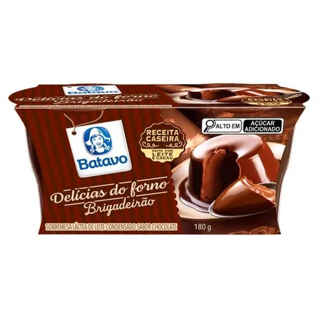 Sobremesa Láctea Brigadeirão Batavo Delícias do Forno 180g