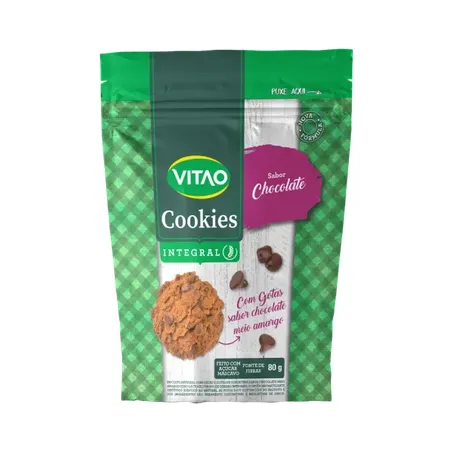 Cookies Chocolate Integral Vitao 80G