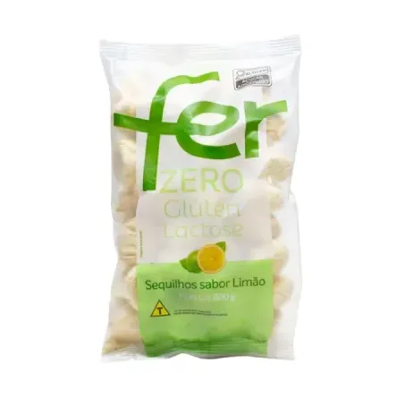 BISCOITO SEQUINHOS FERNANDES LIMÃO ZERO GLÚTEN 200G