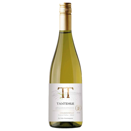 Vinho branco chileno tantehue chardonnay 750ml