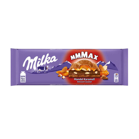 CHOCOLATE MILKA 300G ALMOND CARAMEL
