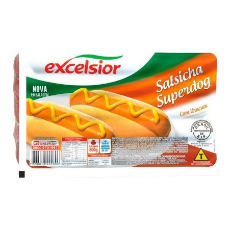 Salsicha excelsior superdog 800g*