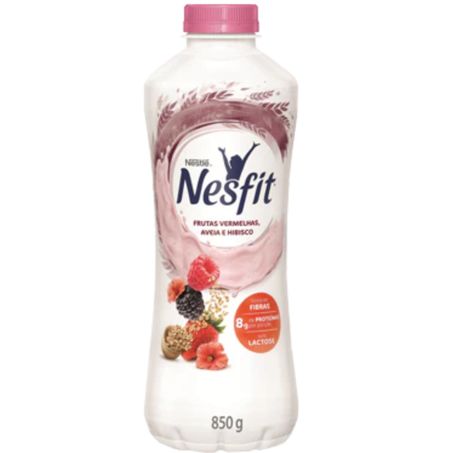 Iogurte nesfit frutas vermelha hibisco 850gr