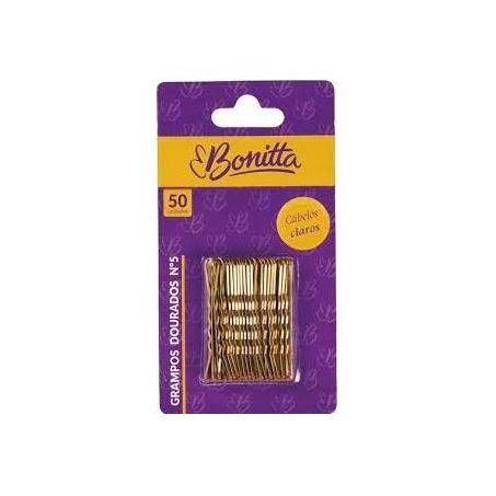 GRAMPOS P/CABELO DOURADOS BONITTA C/50 636BT      