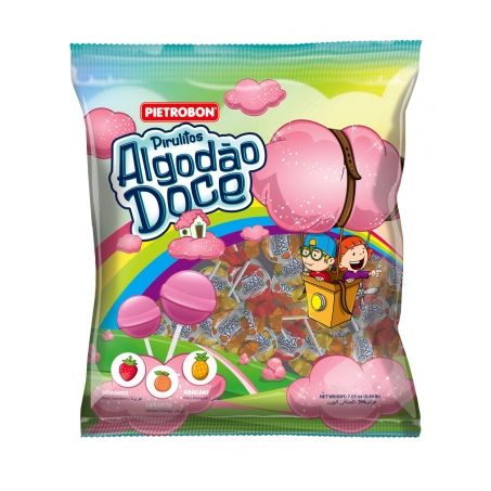 PIRULITO PIETROBON PLANO ALGODAO DOCE 480 G       