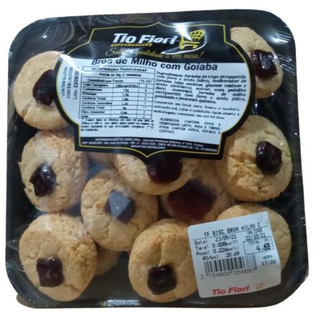 Tf biscoito broa milho com goiaba ao kg