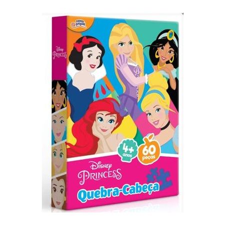 Quebra-cabeça princess 60pc 8006