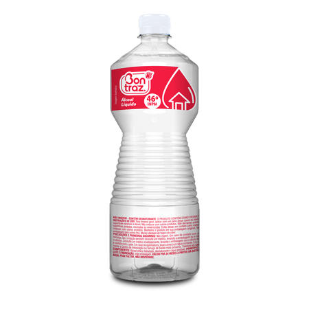 Álcool Bontraz 46INPM Frasco 1 Litro