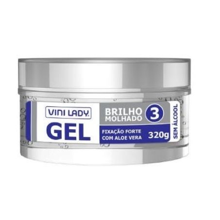 Vini lady-gel brilho molhado 300g forte