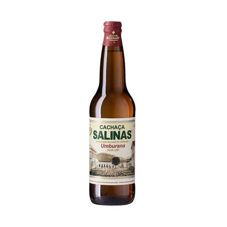 Cachaça Salinas Cristalina Garrafa 600ML