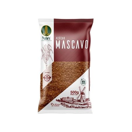 ACUCAR MASCAVO NATUS 500G