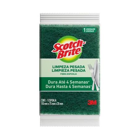 Esponja de Limpeza Pesada Scotch Briteidade 1UN