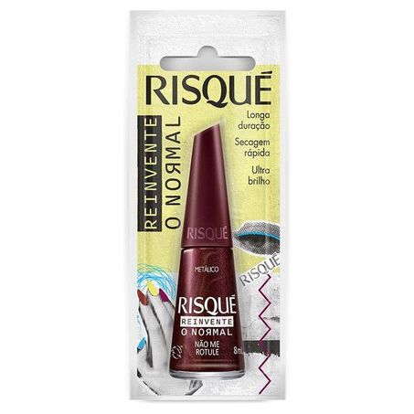 ESMALTE RISQUÉ METÁLICO REINVENTE O NORMAL NÃO ME ROTULE 8ML