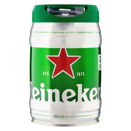 CERVEJA LAGER PREMIUM HEINEKEN BARRIL 5L
