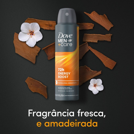 Dove Desodorante MenCare Aerosol Energy Boost 150ml 360-4