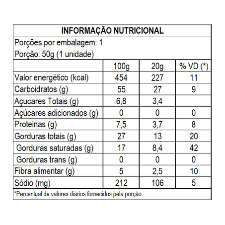 ALFAJOR LEITINHO COM WHEY 50G - LA GANEXA 360-1