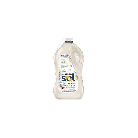 LAVA ROUPAS LIQUIDO COCO E BAUNILHA GIRANDO SOL 3L