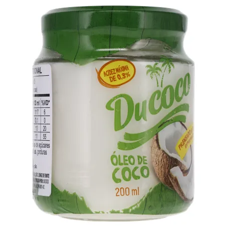 ÓLEO DE COCO DUCOCO EXTRA VIRGEM VIDRO 200ML 360-33