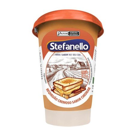 Requeijao stefanello cheddar 180g