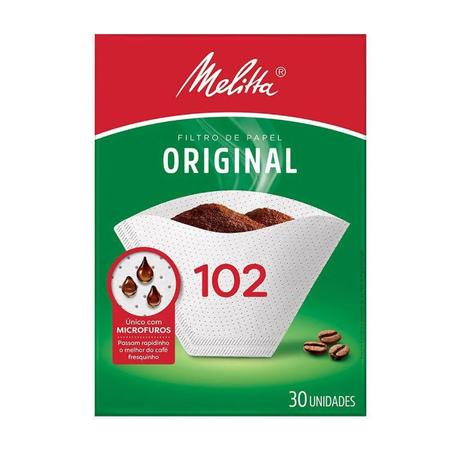 Filtro de Papel Melitta 102 Original Caixa 60gr