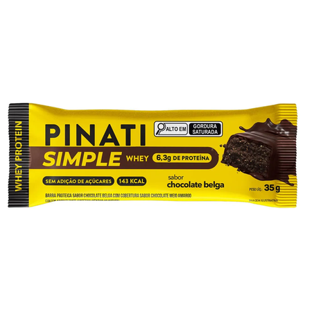 SUPLEMENTO PINATI SIMPLE WHEY CHOCOLATE BELGA 35G