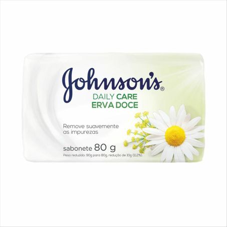 SABONETE JOHNSONS 80G ERVA DOCE