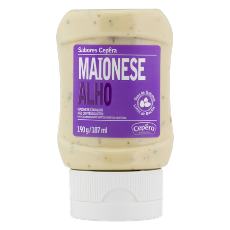 MAIONESE CEPERA COM ALHO 190G