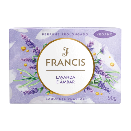 SABONETE FRANCIS LAVANDA & ÂMBAR 90G