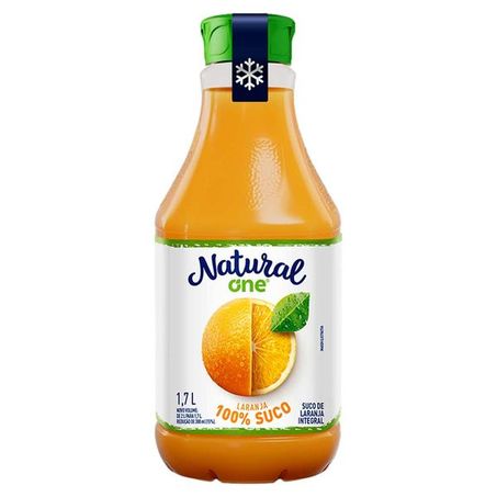 SUCO NATURAL ONE 1700ML LARANJA CX 6.0