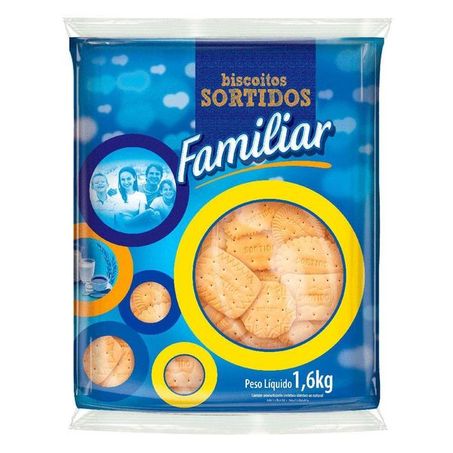 Biscoito sortido familiar ninfa 1.6kg