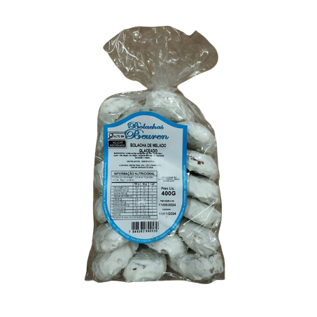 BOLACHA DE MELADO GLACEADO BEUREN 400 G           
